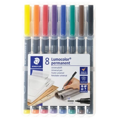 Lumocolor Permanent Markers 8ct - Staedtler 1 Lumocolor Permanent Markers 8ct - Staedtler