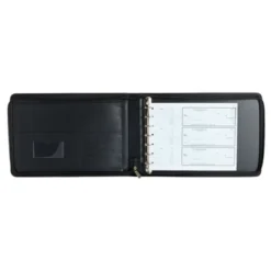 Juvale Rose Gold 7 Ring Business Checkbook Binder With Zipper For Checks, PU Leather, 15 X 11 X 2 In -Stationery Sphere Outlet Store GUEST 00c0bcd2 baa9 40c3 b2d7 ab42593af907