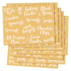 Talented Kitchen 135 Pack White Cursive Pantry Labels, Kitchen Food Storage Label Stickers For Containers, Jars And Canisters 11 Talented Kitchen 135 Pack White Cursive Pantry Labels, Kitchen Food Storage Label Stickers For Containers, Jars And Canisters -Stationery Sphere Outlet Store GUEST 01d533b1 b828 4962 8eb7 9dc8ce7301a7
