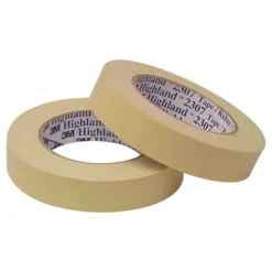 Highland 3M 2307 Masking Tape 5.2 Mil 1" X 60 Yds. Natural 12/Case T935230712PK