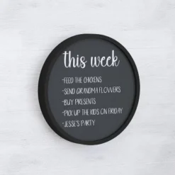 Merrick Lane Set Of 2 Round Magnetic Chalkboards With Erasers And Chalk And Solid Wood Frame -Stationery Sphere Outlet Store GUEST 02429eed 32f4 424a 9f32 b086cefc29f5