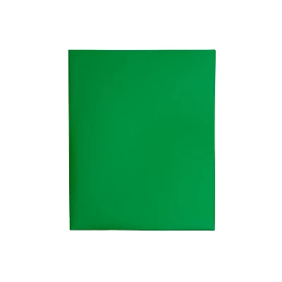 JAM Paper Plastic 2-Pocket Folders Green 6/Pack (382EGRD) 4 JAM Paper Plastic 2-Pocket Folders Green 6/Pack (382EGRD) - Image 4