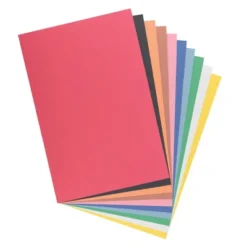Prang Lightweight Construction Paper, 10 Assorted Colors, 6" X 9", 500 Sheets Per Pack, 2 Packs