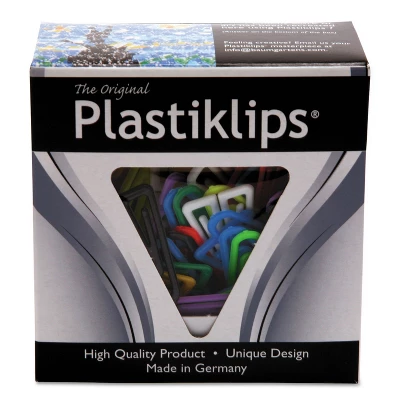 Baumgarten's Plastiklips Paper Clips Large Assorted Colors 364051 1 Baumgarten's Plastiklips Paper Clips Large Assorted Colors 364051