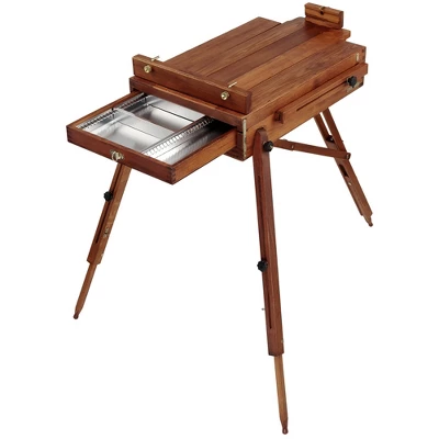 Creative Mark Safari Deluxe French Easel Walnut Stain 5 Creative Mark Safari Deluxe French Easel Walnut Stain - Image 5