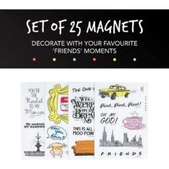 Paladone Products Ltd. Friends TV Show Fridge Magnets | Set Of 25 -Stationery Sphere Outlet Store GUEST 094af483 7e41 42c2 ae56 c020e57376db