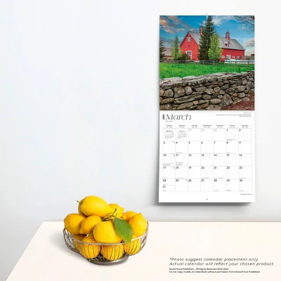 Browntrout 2024 Wall Calendar 12"x12" American Farm 3 Browntrout 2024 Wall Calendar 12"x12" American Farm - Image 3