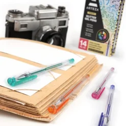 Arteza Gel Ink Colored Pens Set, Glitter, Assorted Colors - Doodle, Draw, Journal - 14 Pack -Stationery Sphere Outlet Store GUEST 0c50eaee fa73 469a 9cbf c0561b3db228