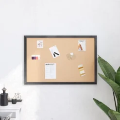 Merrick Lane Cork Display Board With Wooden Frame And Push Pins -Stationery Sphere Outlet Store GUEST 0dcfca86 4031 45c8 8b40 a5fd28e40954