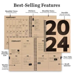 TF Publishing 2024 Weekly/Monthly Planner 8"x6.5" Biggest Year -Stationery Sphere Outlet Store GUEST 0dd243d8 4951 475f 9dc4 9b71a6e0d847