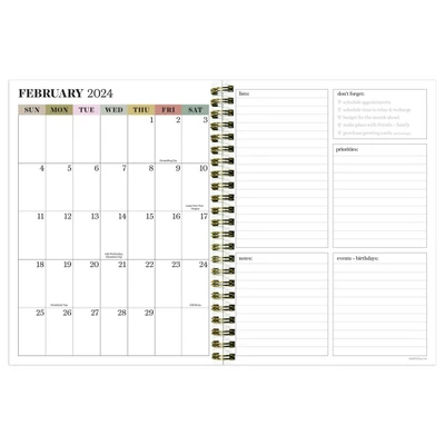 TF Publishing 2024 Weekly/Monthly Planner 8"x6.5" Golden Foliage 1 TF Publishing 2024 Weekly/Monthly Planner 8"x6.5" Golden Foliage