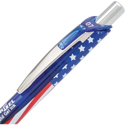 Pentel Stars & Stripes Edition EnerGel RTX Pens BL77USABP3A 4 Pentel Stars & Stripes Edition EnerGel RTX Pens BL77USABP3A - Image 4