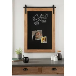 24" X 36" Samuels Wood Framed Wall Chalkboard Rustic Brown/Black - Kate & Laurel All Things Decor 10 24" X 36" Samuels Wood Framed Wall Chalkboard Rustic Brown/Black - Kate & Laurel All Things Decor -Stationery Sphere Outlet Store GUEST 1166c94c 56bd 44a6 a69d 062e57373e8d