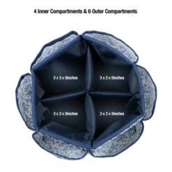 Singer Sewing Storage Organizer Desktop Spinner Navy Floral Print 8 Singer Sewing Storage Organizer Desktop Spinner Navy Floral Print -Stationery Sphere Outlet Store GUEST 12a264be 7bae 4a1c b65f 98b824a04126