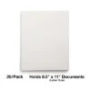 Staples School Grade 2 Pocket Folder White 25/Box (50760/27537-CC)