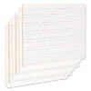Universal Lap/Learning Dry-Erase Board Lined 11 3/4" X 8 3/4" White 6/Pack 43911