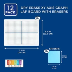 Bright Creations 12 Pack XY Axis Graph Whiteboard 9 X 12, Dry Erase Double-Sided Lap Board With 12 Erasers For Students (24 Piece Set) 9 Bright Creations 12 Pack XY Axis Graph Whiteboard 9 X 12, Dry Erase Double-Sided Lap Board With 12 Erasers For Students (24 Piece Set) -Stationery Sphere Outlet Store GUEST 15f599da f705 44bb 8fa7 f7e878248643