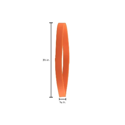 JAM Paper Rubber Bands Size 64 Orange 100/Pack (33364RBor) 33364RBOR 4 JAM Paper Rubber Bands Size 64 Orange 100/Pack (33364RBor) 33364RBOR - Image 4