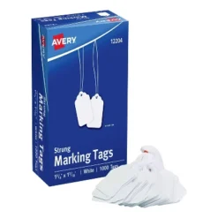 Avery Medium-Weight White Marking Tags 1 3/4 X 1 3/32 1 000/Box 12204