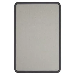 Quartet Contour Fabric Bulletin Board 36 X 24 Gray Surface Black Plastic Frame 7693G -Stationery Sphere Outlet Store GUEST 1b1553de 6654 4b42 8ade 8ad2fcccd893