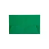 JAM Paper Plastic 2-Pocket Folders Green 6/Pack (382EGRD)