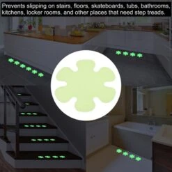 Unique Bargains Non Slip Bathtub Stickers Safety Shower Treads Adhesive Decal Flower Shape With Scraper Green 20 Pcs -Stationery Sphere Outlet Store GUEST 1e0b9758 cfb8 4187 89c8 07ae8ea78f5a