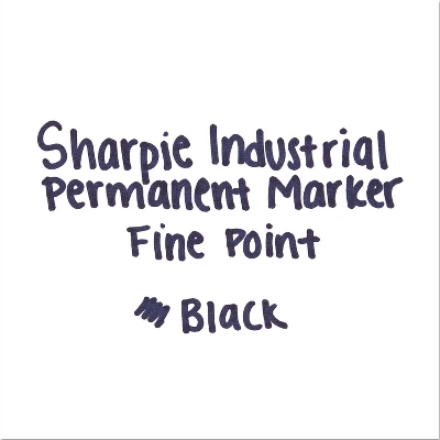 Sharpie Industrial Permanent Markers Fine Tip Black Dozen (13601A) 3 Sharpie Industrial Permanent Markers Fine Tip Black Dozen (13601A) - Image 3