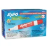 EXPO Low Odor Dry Erase Marker Chisel Tip Red Dozen 80002