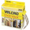 VELCRO® Velcro Sticky-Back Hook And Loop Dot Fasteners Dispenser 3/4 Inch Beige 200/Roll 90140