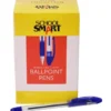 School Smart Blue Ballpoint Pen, Pack Of 48