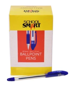 School Smart Blue Ballpoint Pen, Pack Of 48