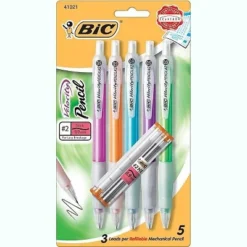 Bic Mechanical Pencil Refillable Rubbergrip .9mm 5/PK Assorted MVP51 -Stationery Sphere Outlet Store GUEST 22e60cf2 b14b 4c00 b4f2 c7fc34beecc6