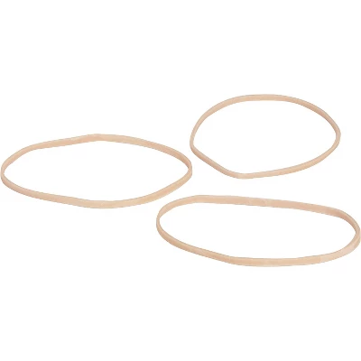 Business Source Rubber Bands Size 16 1 Lb./BG 2-1/2"x1/16" Natural Crepe 15733 2 Business Source Rubber Bands Size 16 1 Lb./BG 2-1/2"x1/16" Natural Crepe 15733 - Image 2
