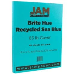 JAM Paper Brite Hue 65lb Cardstock Paper 8.5" X 11" 50pk -Stationery Sphere Outlet Store GUEST 2552ec64 90b0 4644 8152 36c633a5c0f9