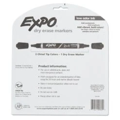 EXPO 2-in-1 Dry Erase Markers 16 Assorted Colors Medium 8/Pack 1944658