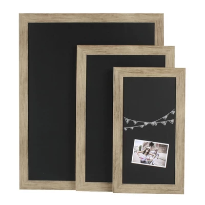 27" X 18" Beatrice Framed Magnetic Chalkboard Rustic Brown - DesignOvation 6 27" X 18" Beatrice Framed Magnetic Chalkboard Rustic Brown - DesignOvation - Image 6
