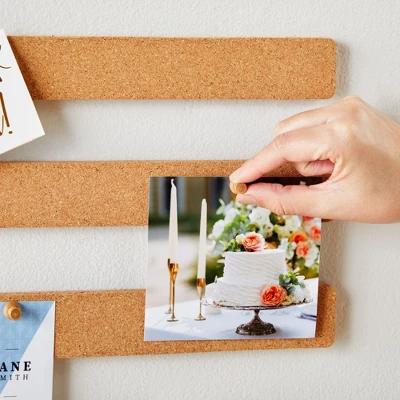 6-Pack Cork Board Strips For Walls, Bulletin Board Strip Bar With 3M Adhesive Tape, Hang Memo Pictures Note 1 6-Pack Cork Board Strips For Walls, Bulletin Board Strip Bar With 3M Adhesive Tape, Hang Memo Pictures Note