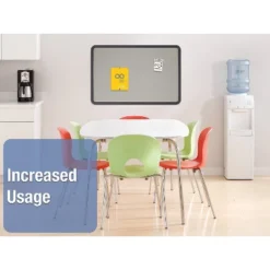 Quartet Contour Fabric Bulletin Board 36 X 24 Gray Surface Black Plastic Frame 7693G -Stationery Sphere Outlet Store GUEST 28173660 d172 47f2 ae03 70ba539a8ee3