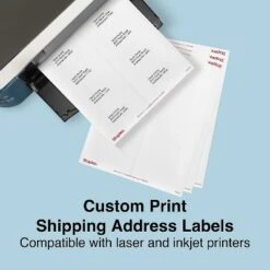 MyOfficeInnovations Laser/Inkjet Shipping Labels 2" X 4" White 10 Labels/Sheet 479877 -Stationery Sphere Outlet Store GUEST 2945348a 9b6c 46fb a9c4 834a9868f78a