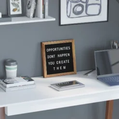 Flash Furniture Gracie Felt Letter Board With Wooden Frame, 389 PP Letters Including Numbers, Symbols And Icons, Canvas Carrying Case -Stationery Sphere Outlet Store GUEST 2c8d56a0 15ec 4a9a 8502 6952ab1b1e5b