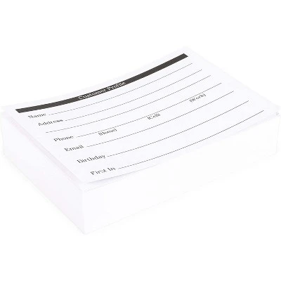 Okuna Outpost 100 Pack Customer Profile Cards For Office And Business (4 X 6 In) 3 Okuna Outpost 100 Pack Customer Profile Cards For Office And Business (4 X 6 In) - Image 3