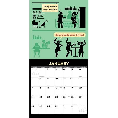 Willow Creek Press 2024 Wall Calendar 12"x12" Punctuation Saves Lives 2 Willow Creek Press 2024 Wall Calendar 12"x12" Punctuation Saves Lives - Image 2