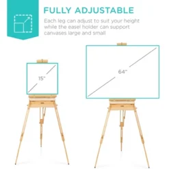 Best Choice Products French Easel, 32pc Beginners Kit Portable Wooden Adjustable Tripod W/ Paint Supplies 12 Best Choice Products French Easel, 32pc Beginners Kit Portable Wooden Adjustable Tripod W/ Paint Supplies -Stationery Sphere Outlet Store GUEST 30b7b74b a5dd 4f8d adbc 3b5508dc625a