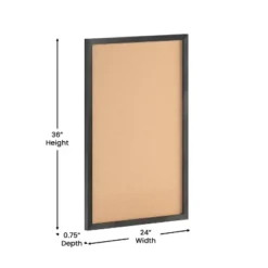 Merrick Lane Cork Display Board With Wooden Frame And Push Pins -Stationery Sphere Outlet Store GUEST 32f54d07 e0a3 4ee5 8013 7fe241a22329