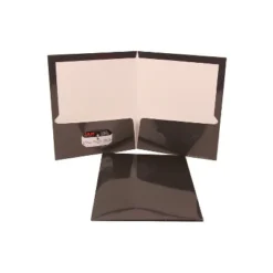 JAM Paper Glossy 2-Pocket Presentation Folder Gray 100/Carton 31225352D -Stationery Sphere Outlet Store GUEST 33a4e1a0 2a4d 4660 819c 231b0a8178d1