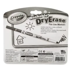 Crayola Washable Dry-Erase Fine Line Markers 6/BX Ast 985906 -Stationery Sphere Outlet Store GUEST 3530444a 9442 409d 83a0 54254be5a5a3