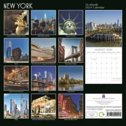 The Gifted Stationery 2024 Square Wall Calendar, New York, 16-Month Passport Collection Theme With 180 Reminder Reminder Stickers (12x12 In) 6 The Gifted Stationery 2024 Square Wall Calendar, New York, 16-Month Passport Collection Theme With 180 Reminder Reminder Stickers (12x12 In) -Stationery Sphere Outlet Store GUEST 36fd4063 1374 49ca a0dc 01241e5f9b65