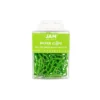 JAM Paper Small Paper Clips Lime Green 3 Packs Of 100 (21830624B)
