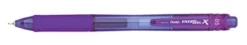 Pentel EnerGel-X Retractable Liquid Gel Pen, 0.5 Mm, Violet, Pack Of 12