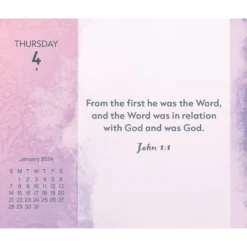 Trends International Inc. 2024 Daily Desk Calendar 4.25"x5" Bible -Stationery Sphere Outlet Store GUEST 3924143d b8ed 4560 ad08 dad0da218d5f